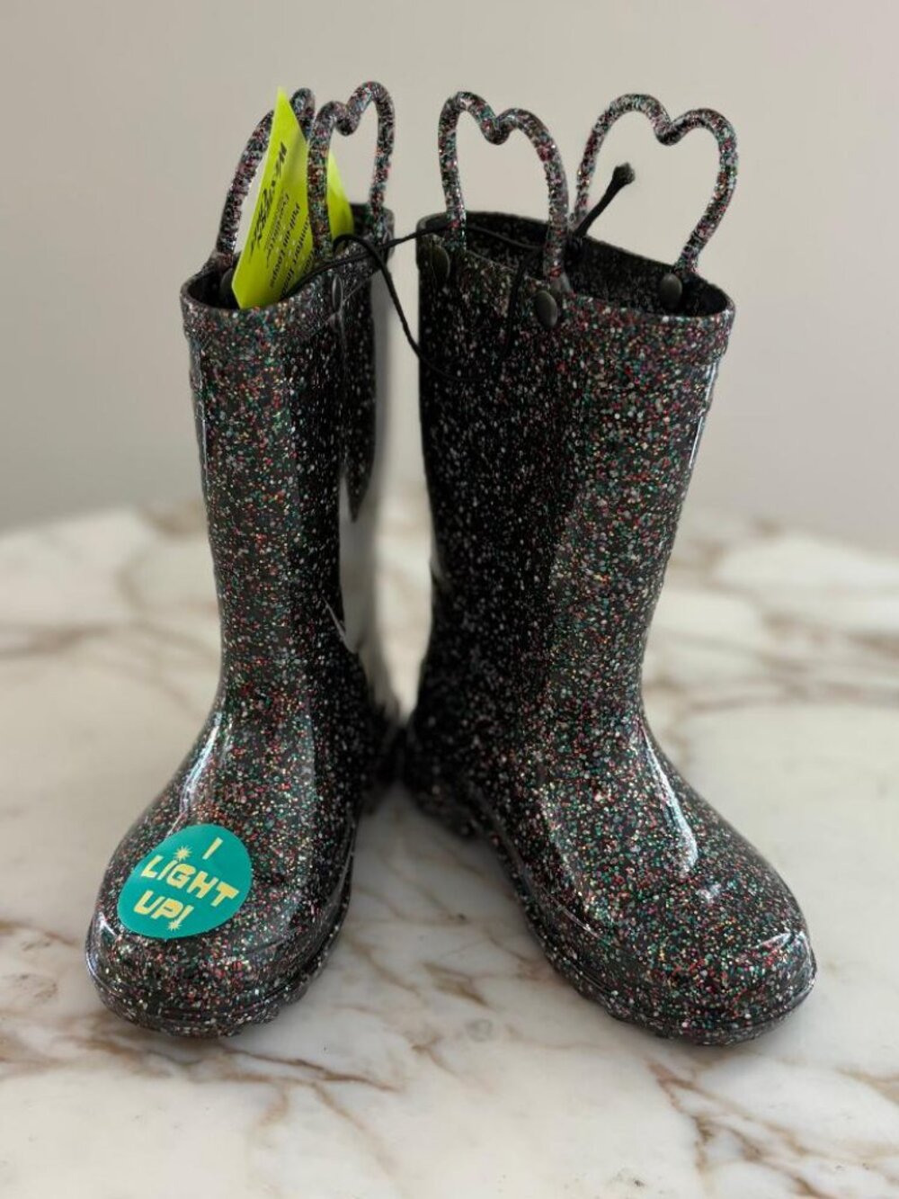 Western Chief Girl's Glitter Waterproof Rain Boot - NWT